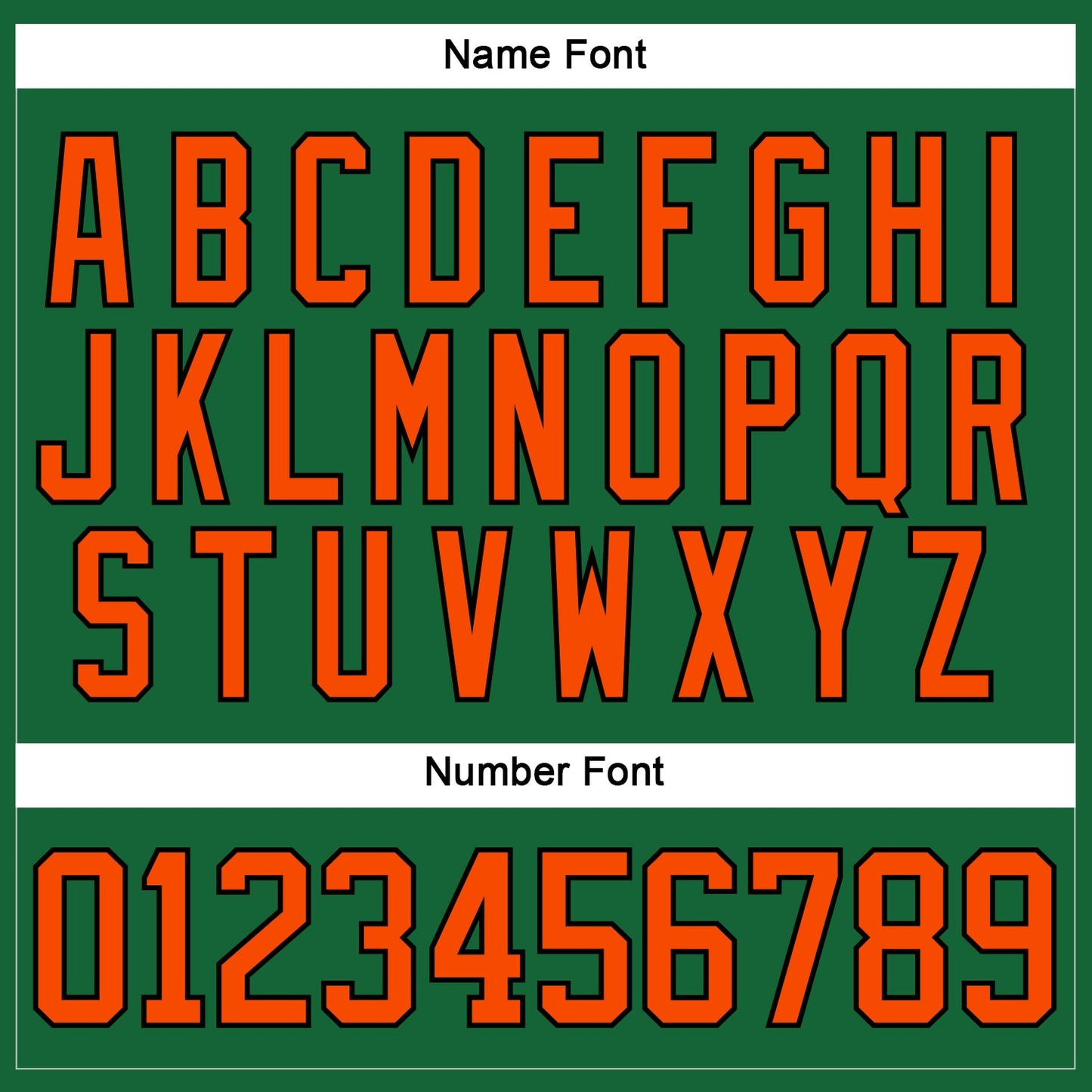 Custom Kelly Green Orange-Black Hockey Lace Neck Jersey - Sky-Custom