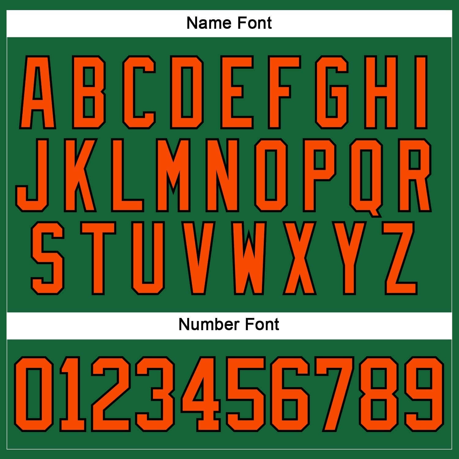 Custom Kelly Green Orange-Black Hockey Lace Neck Jersey - Sky-Custom