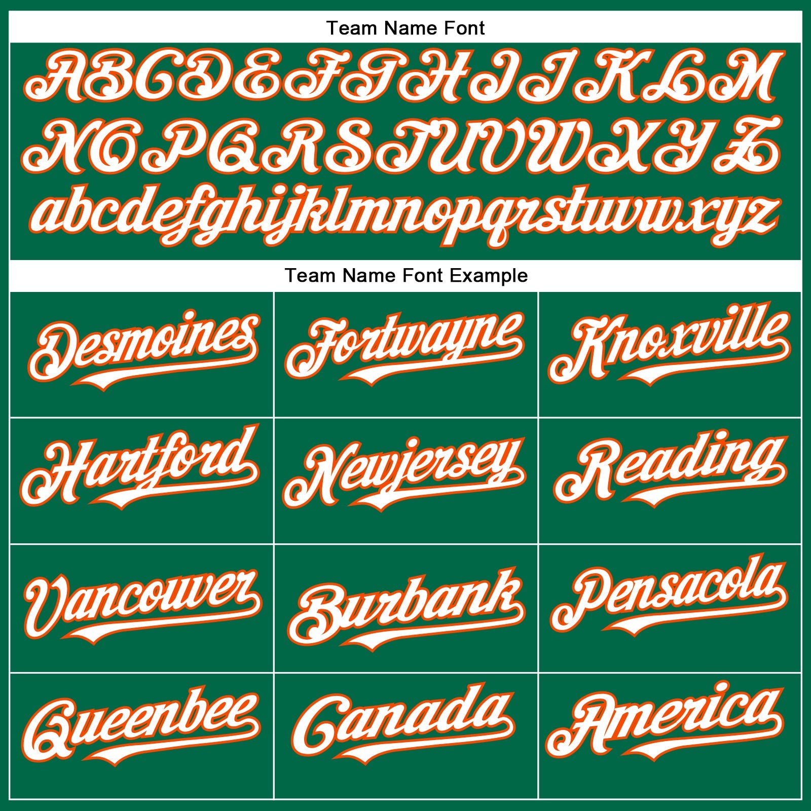 Custom Kelly Green White-Orange Authentic Baseball Jersey - Sky-Custom