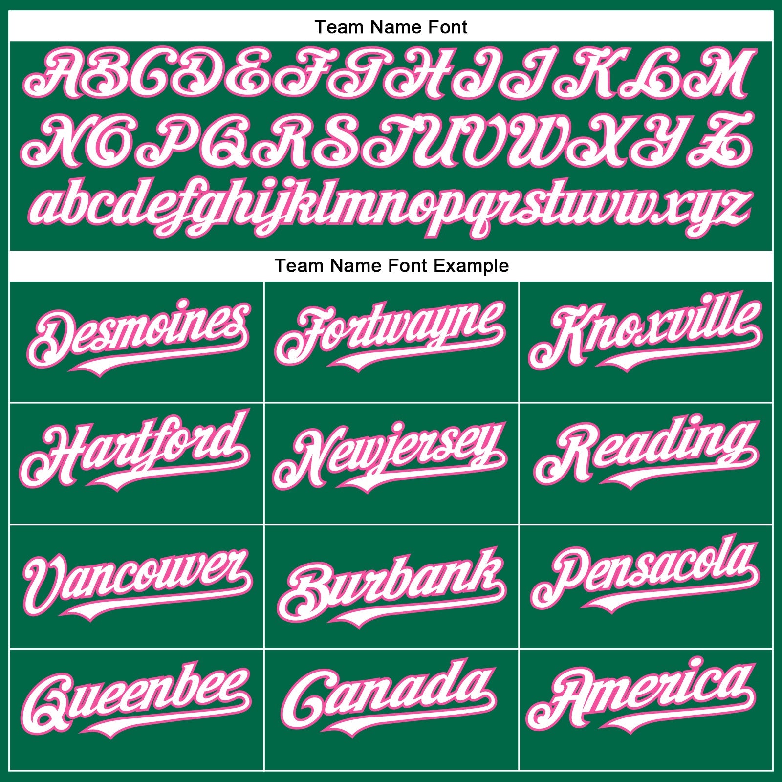 Custom Kelly Green White-Pink Authentic Baseball Jersey - Sky-Custom