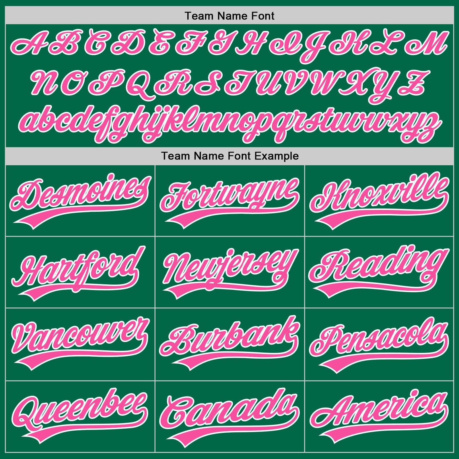 Custom Kelly Green Pink-White Authentic Throwback Baseball Jersey - Sky-Custom