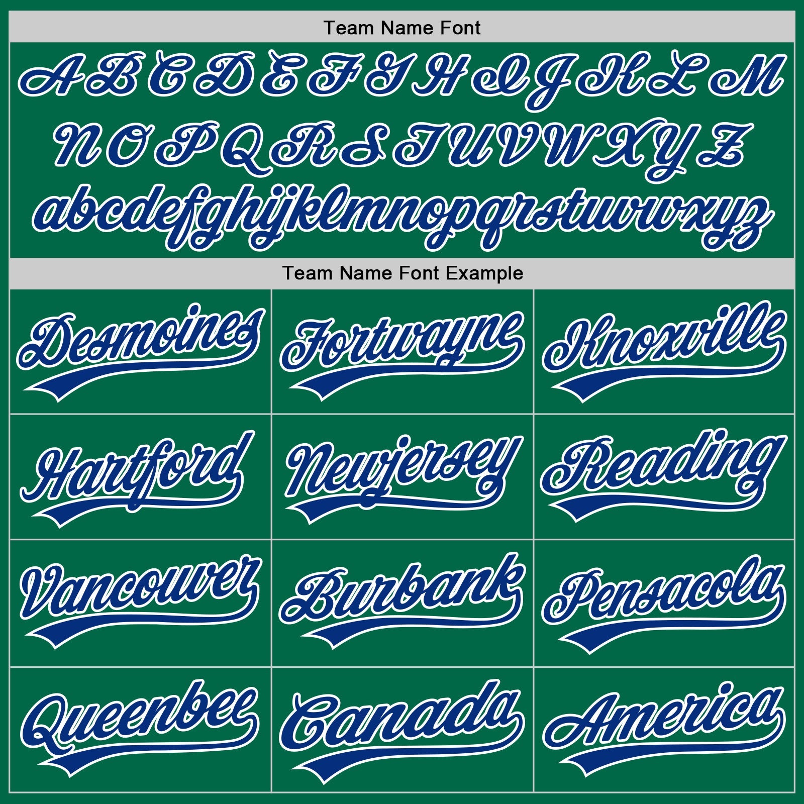 Custom Kelly Green Royal-White Authentic Throwback Baseball Jersey - Sky-Custom
