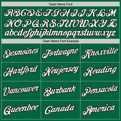 Custom Kelly Green White-Black Authentic Throwback Basketball Jersey - Sky-Custom