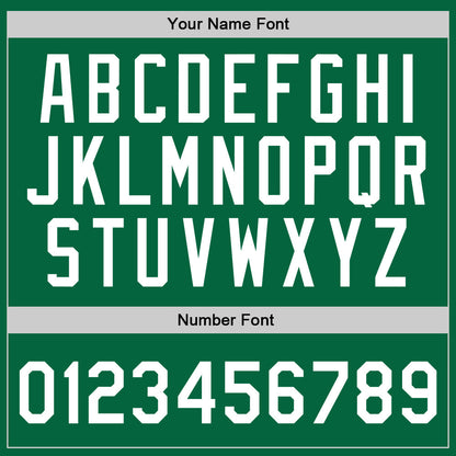 Custom Kelly Green White Authentic Throwback Basketball Jersey - Sky-Custom