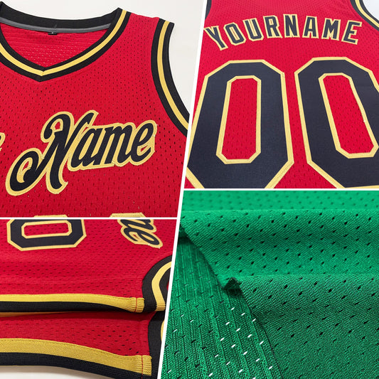 Custom Kelly Green White Authentic Throwback Basketball Jersey - Sky-Custom