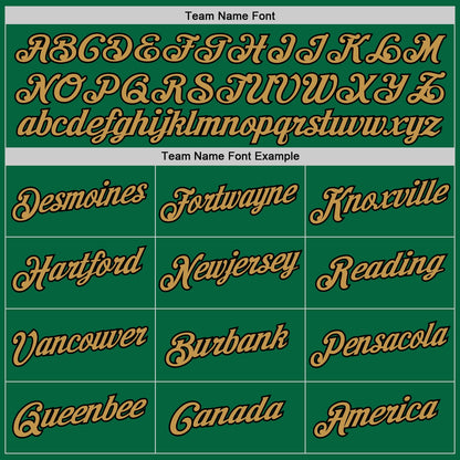 Custom Kelly Green Old Gold-Black Authentic Throwback Basketball Jersey - Sky-Custom