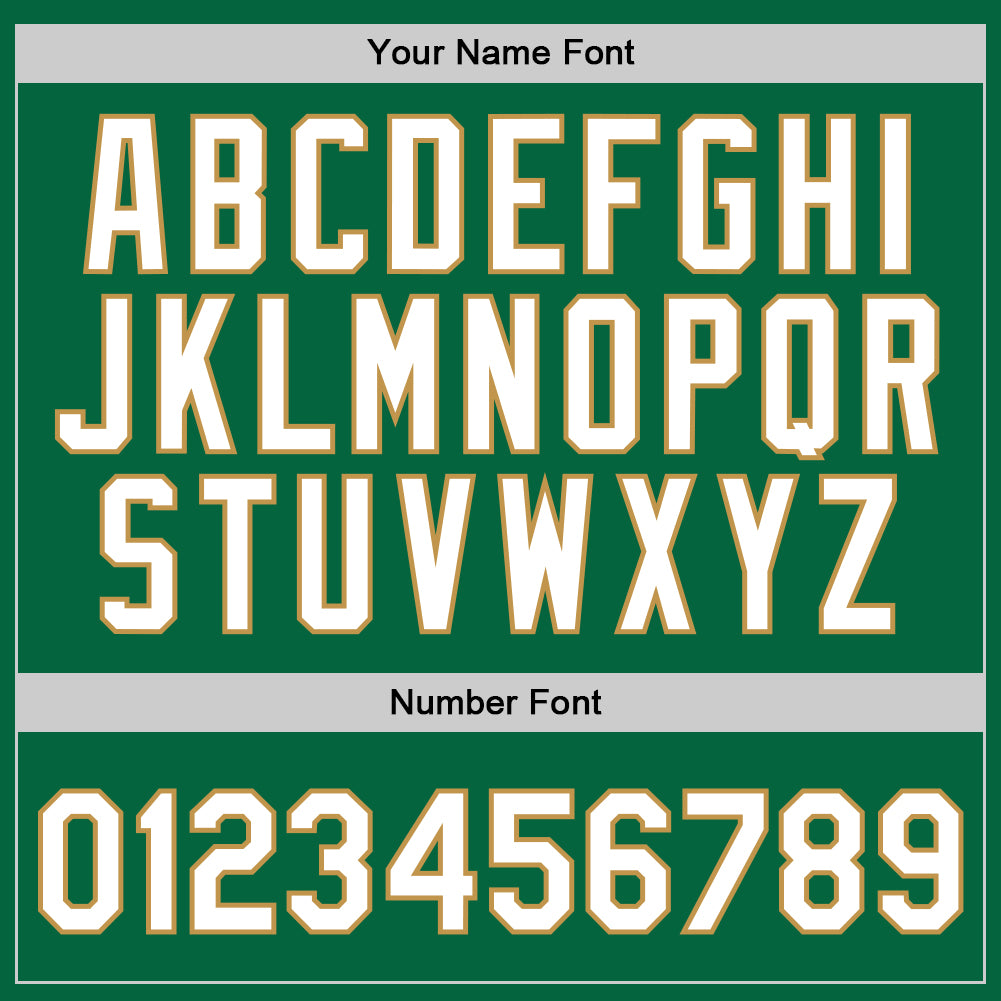 Custom Kelly Green Old Gold-Black Authentic Throwback Basketball Jersey - Sky-Custom