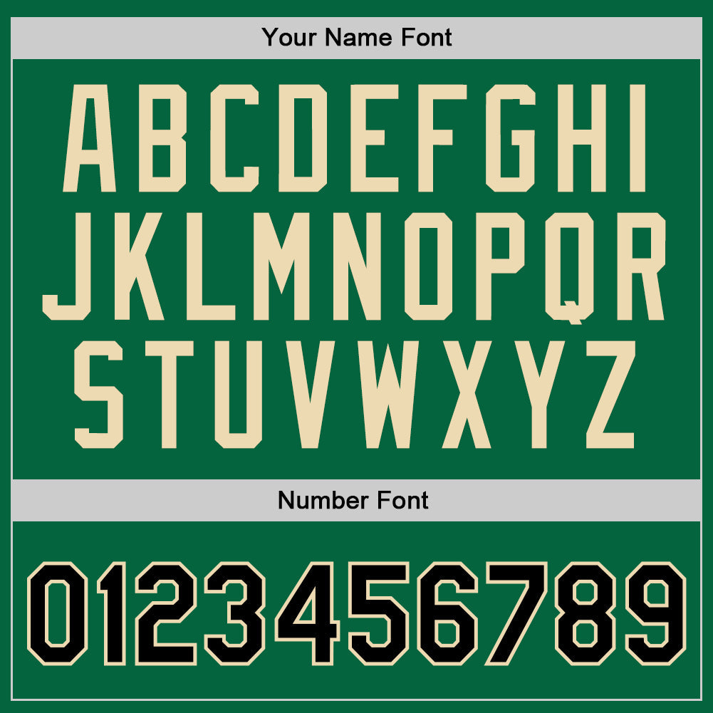 Custom Kelly Green Black-Cream Authentic Throwback Basketball Jersey - Sky-Custom