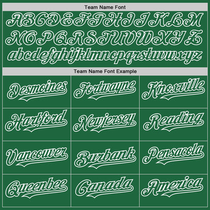 Custom Kelly Green White Mesh Authentic Throwback Baseball Jersey - Sky-Custom