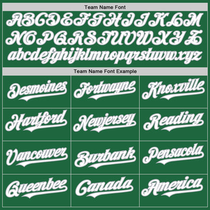 Custom Kelly Green White-Gray Mesh Authentic Throwback Baseball Jersey - Sky-Custom