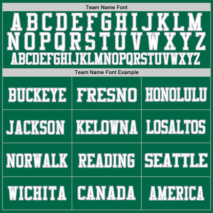 Custom Kelly Green White-Gray Mesh Authentic Throwback Football Jersey - Sky-Custom