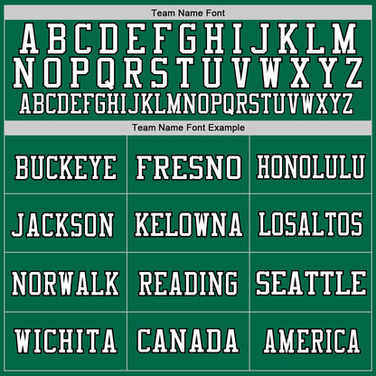 Custom Kelly Green White-Black Mesh Authentic Throwback Football Jersey - Sky-Custom