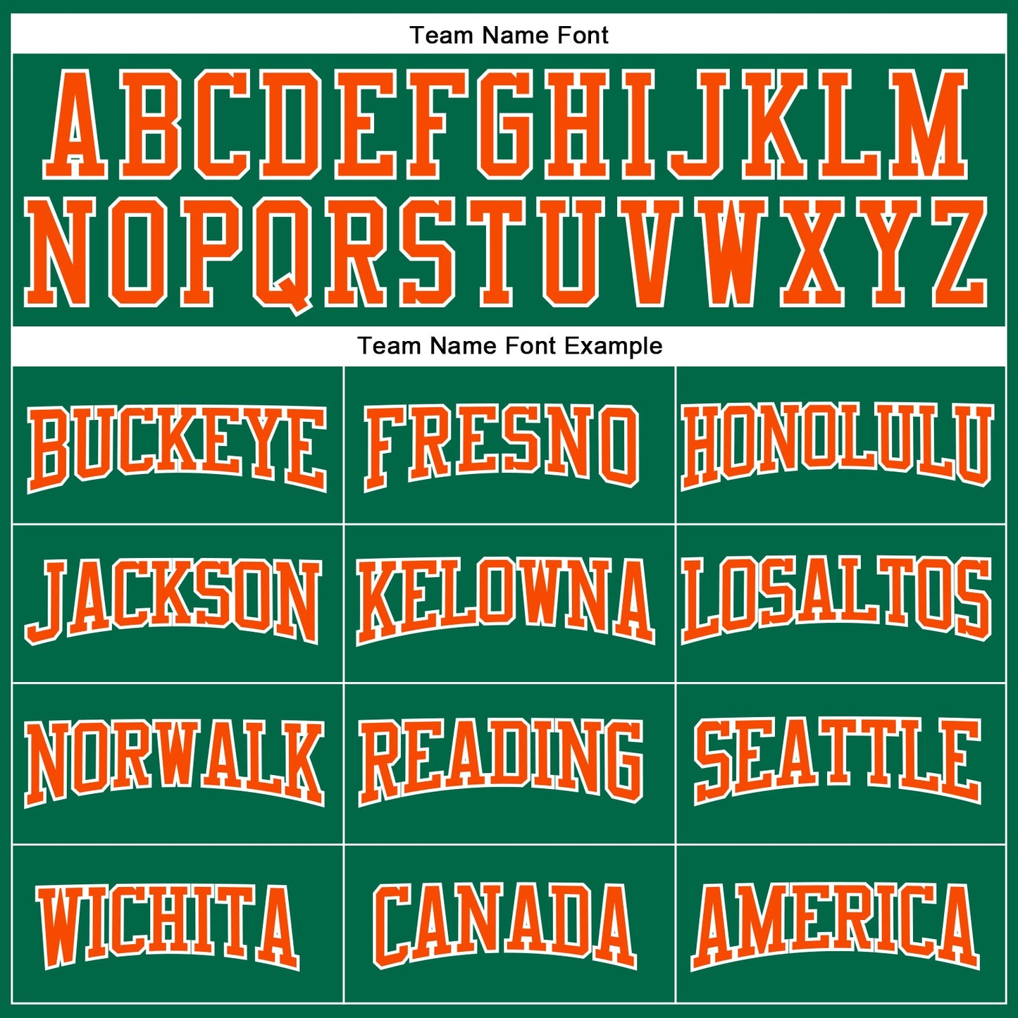 Custom Kelly Green Orange-White Mesh Authentic Football Jersey - Sky-Custom
