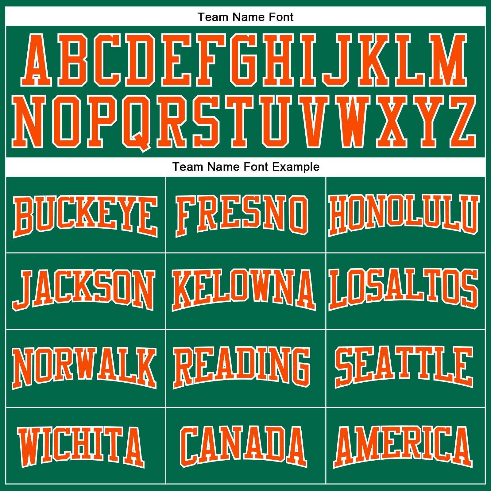 Custom Kelly Green Orange-White Mesh Authentic Football Jersey - Sky-Custom