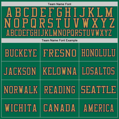 Custom Kelly Green Navy-Old Gold Mesh Authentic Throwback Football Jersey - Sky-Custom