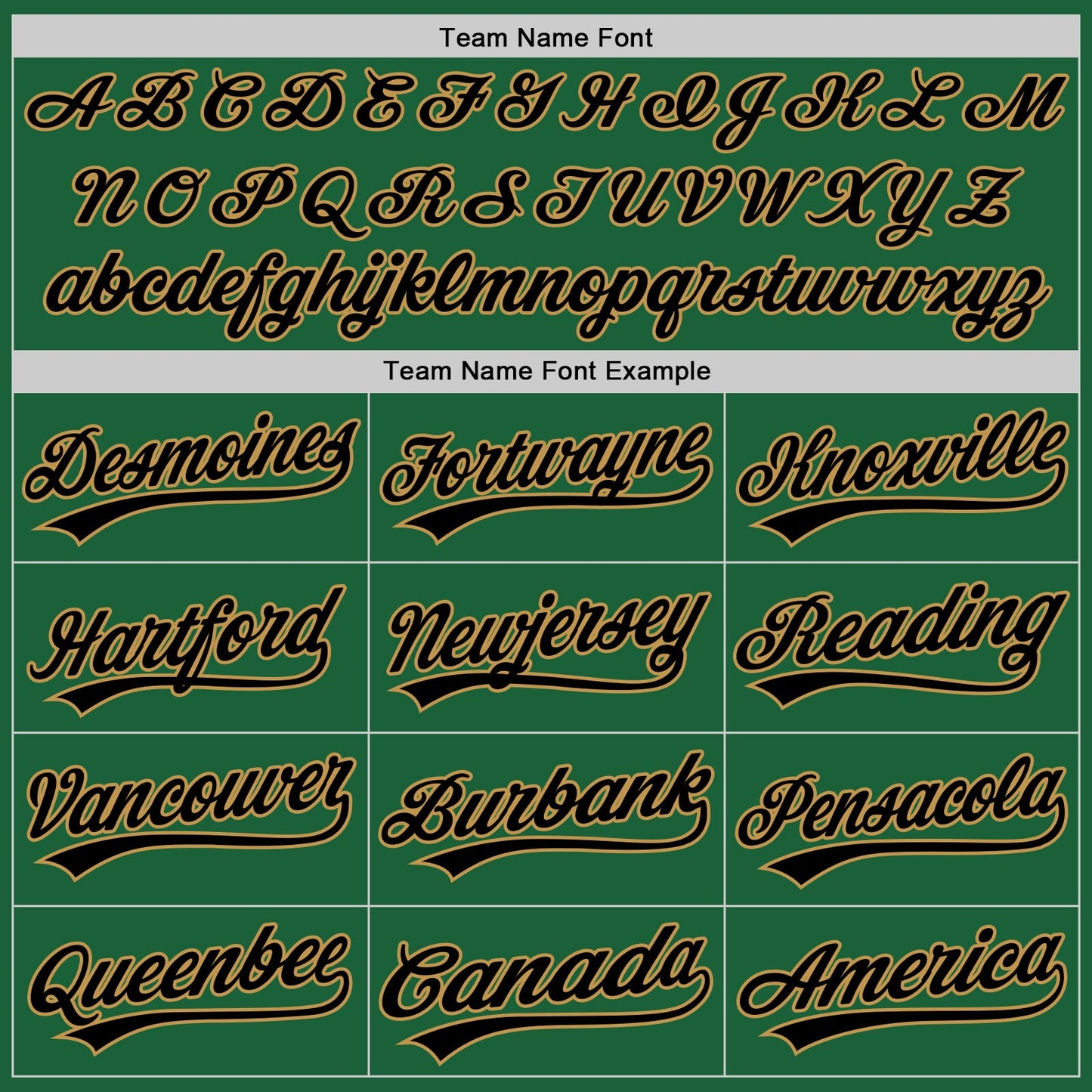 Custom Kelly Green Black-Old Gold Authentic Throwback Baseball Jersey - Sky-Custom