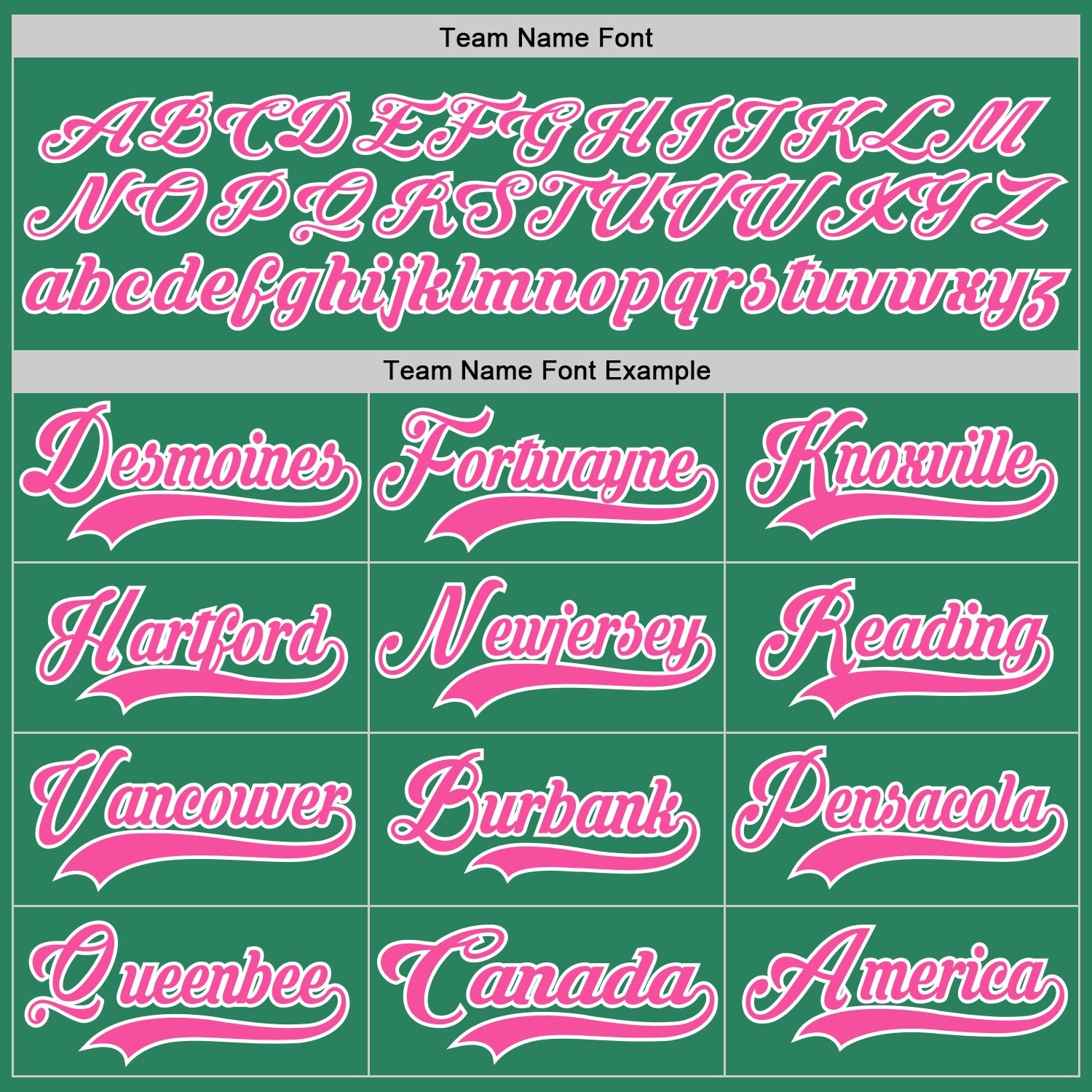 Custom Kelly Green Pink-White Hockey Jersey - Sky-Custom
