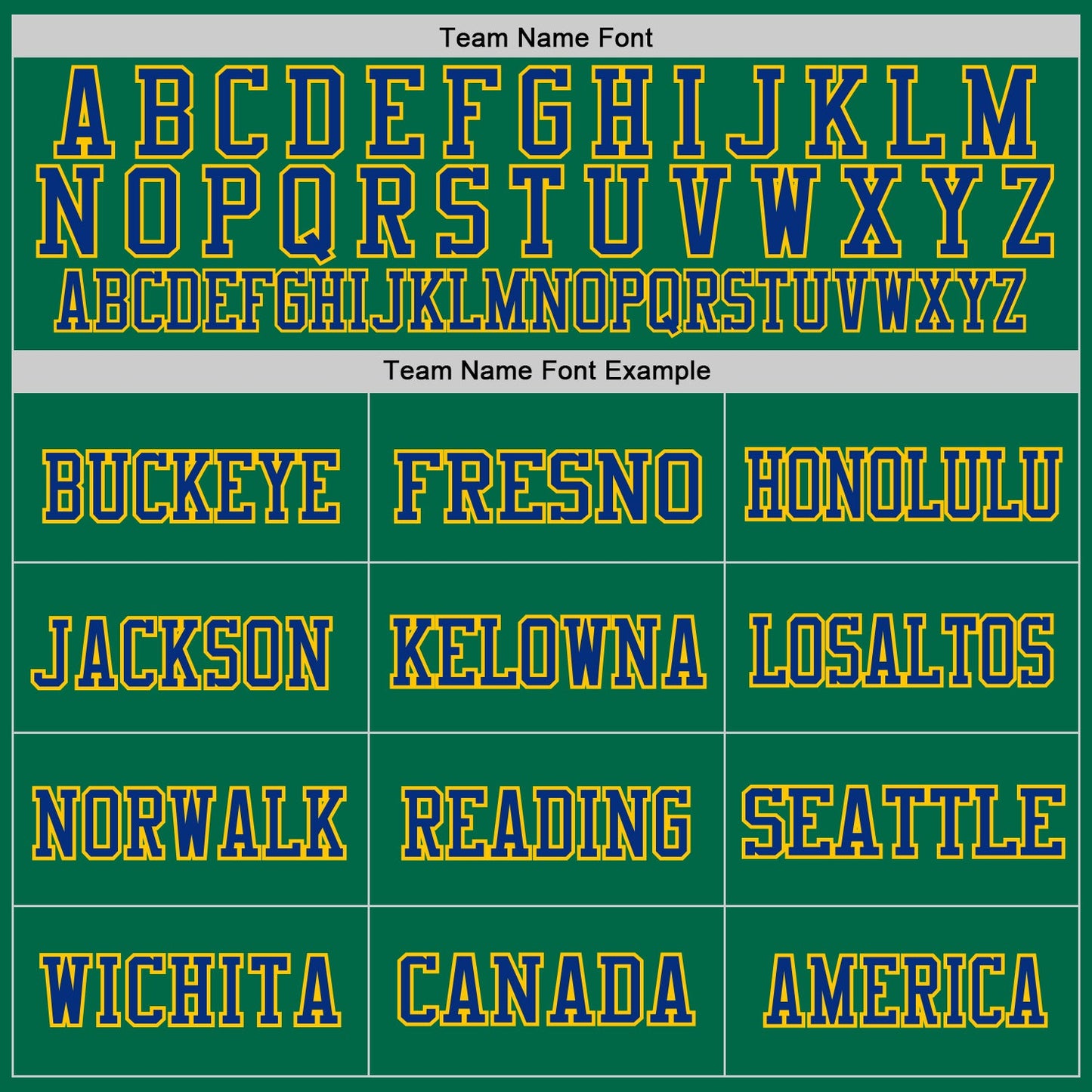 Custom Kelly Green Royal-Yellow Mesh Authentic Football Jersey - Sky-Custom