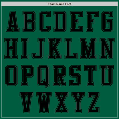 Custom Kelly Green Black Authentic Baseball Jersey - Sky-Custom