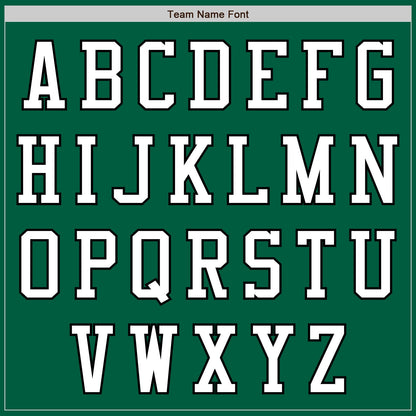 Custom Kelly Green White-Black Authentic Baseball Jersey - Sky-Custom