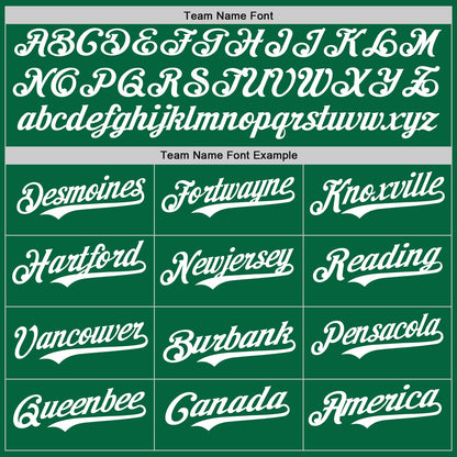 Custom Kelly Green White-Yellow Authentic Baseball Jersey - Sky-Custom