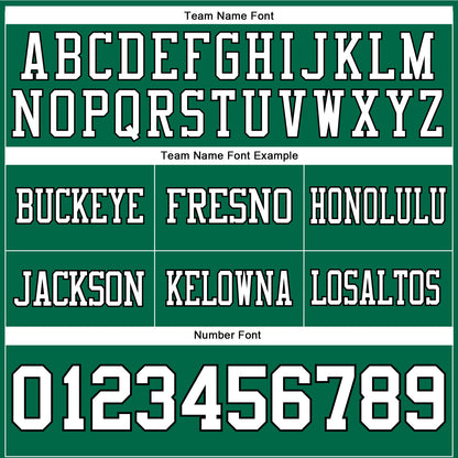 Custom Kelly Green White-Black Mesh Authentic Football Jersey - Sky-Custom