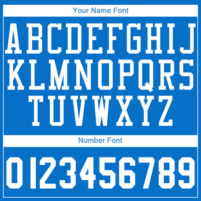 Custom Blue White Round Neck Suit Basketball Jersey - Sky-Custom