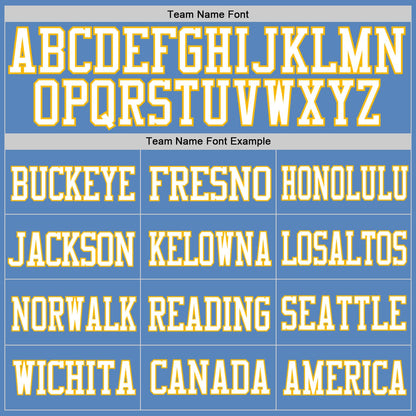 Custom Light Blue White-Gold Mesh Authentic Football Jersey - Sky-Custom