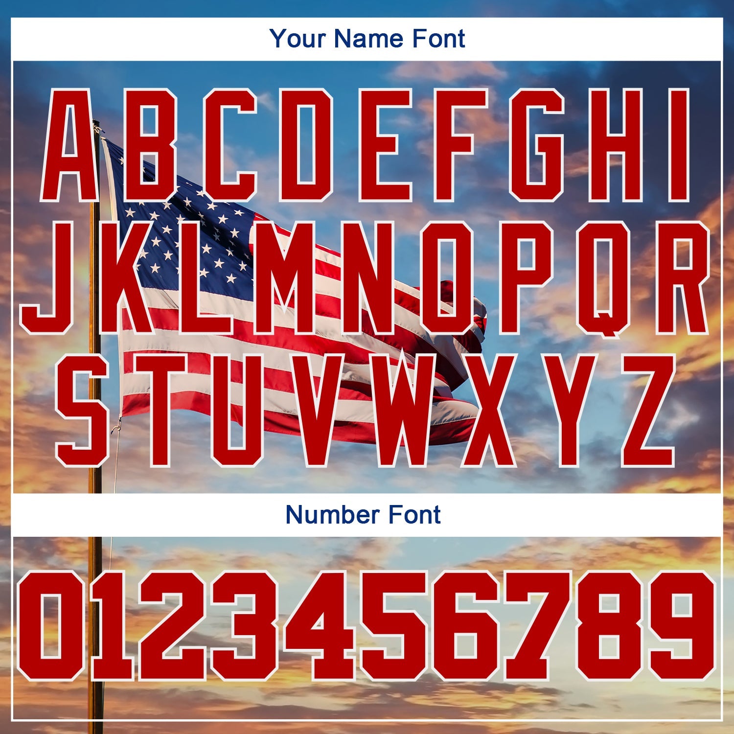 Custom Light Blue Red-White 3D American Flag Fashion Authentic Baseball Jersey - Sky-Custom