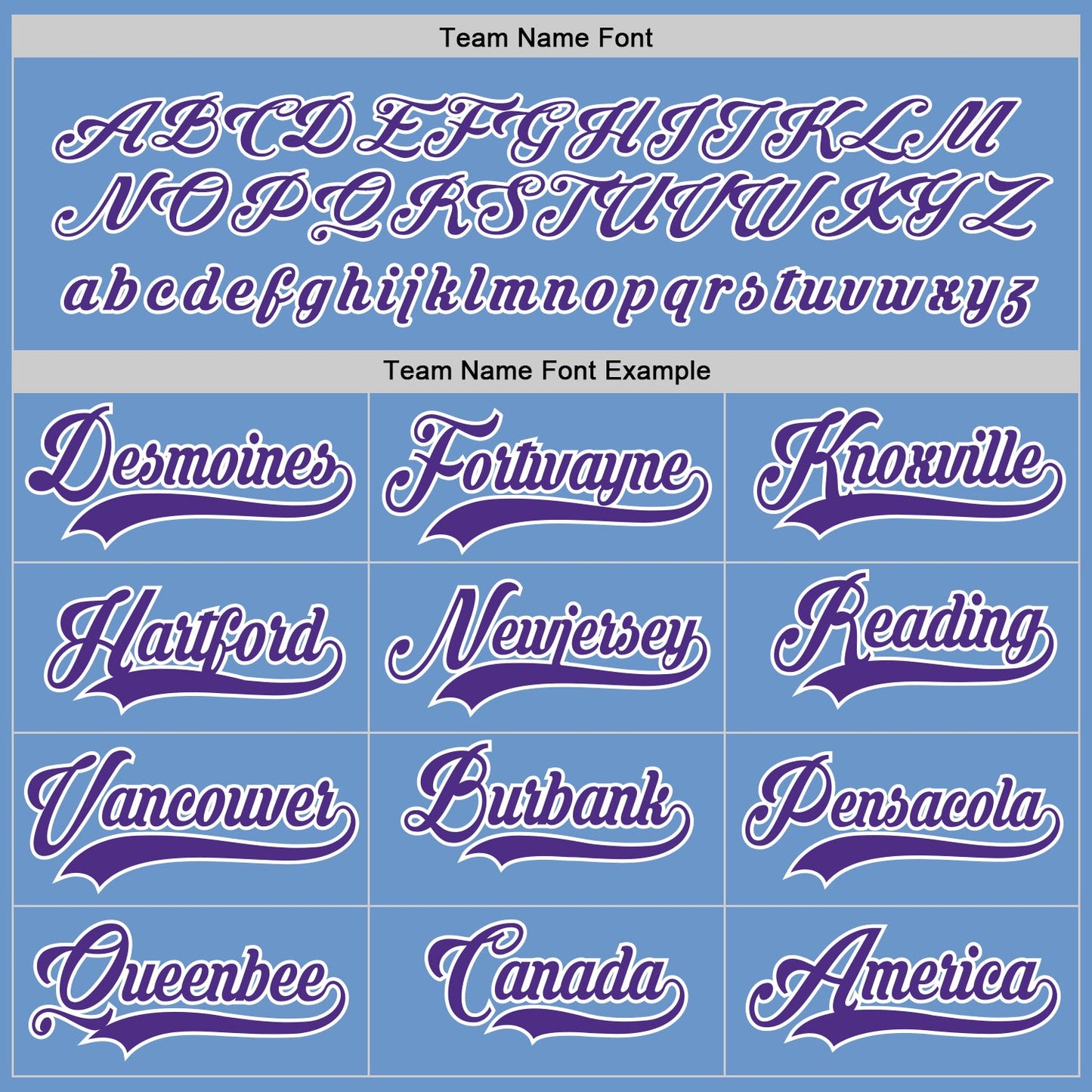 Custom Light Blue Purple-White Hockey Jersey - Sky-Custom