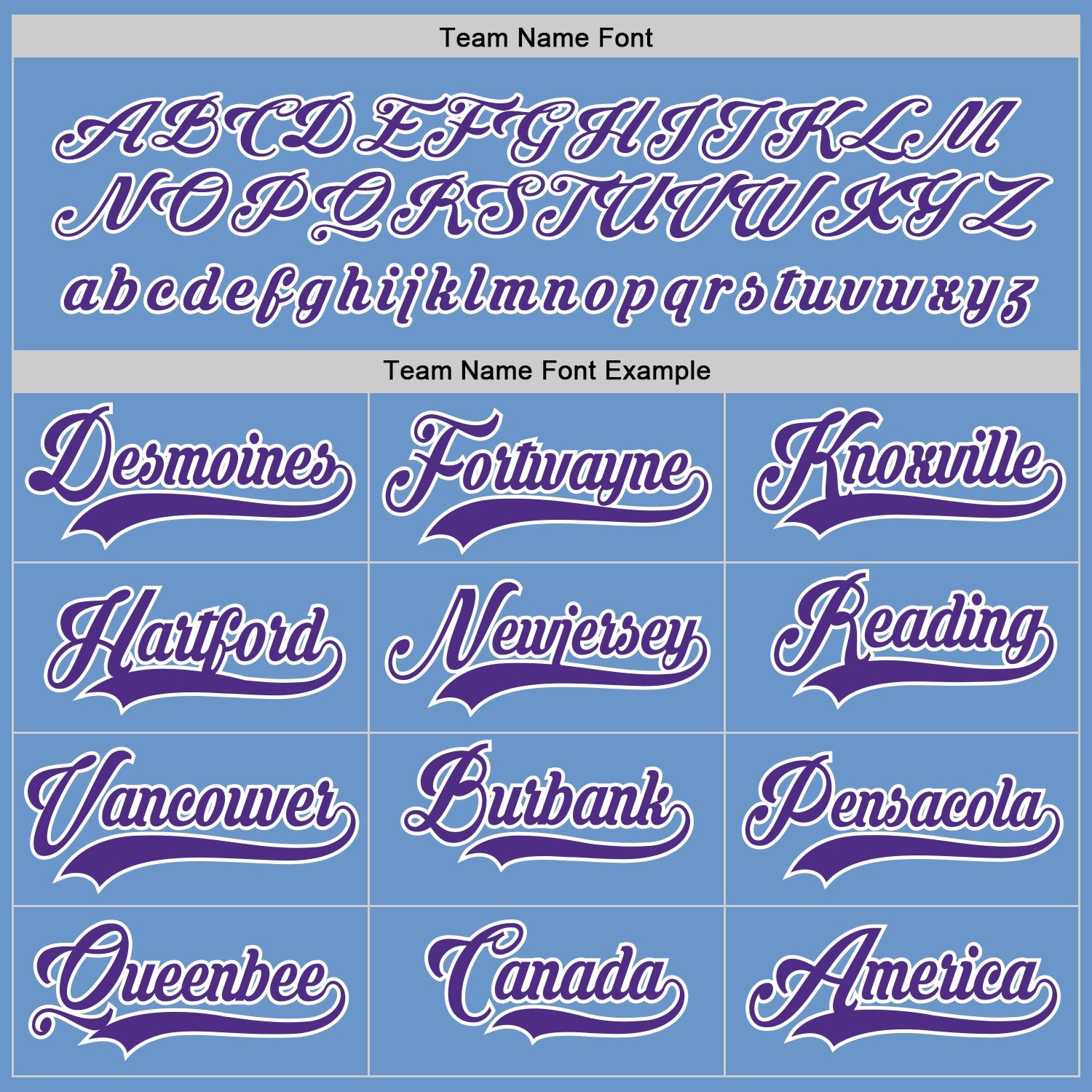 Custom Light Blue Purple-White Hockey Jersey - Sky-Custom