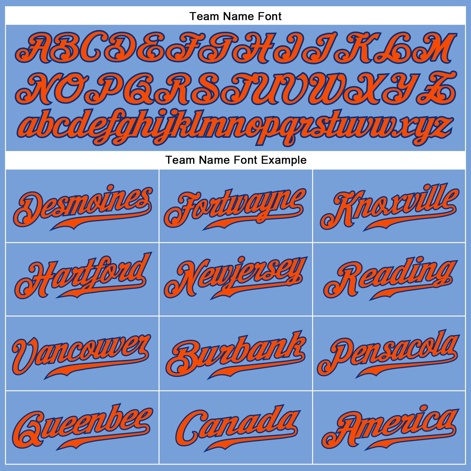 Custom Light Blue Orange-Royal Authentic Sleeveless Baseball Jersey - Sky-Custom