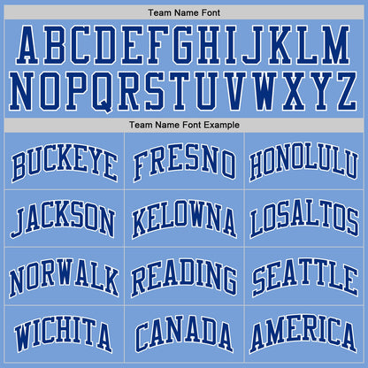 Custom Light Blue Royal-White Authentic Throwback Basketball Jersey - Sky-Custom