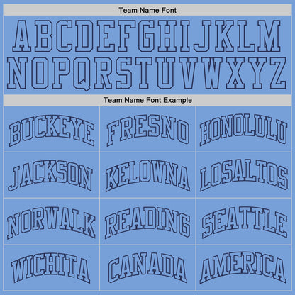 Custom Light Blue Light Blue-Navy Authentic Throwback Basketball Jersey - Sky-Custom