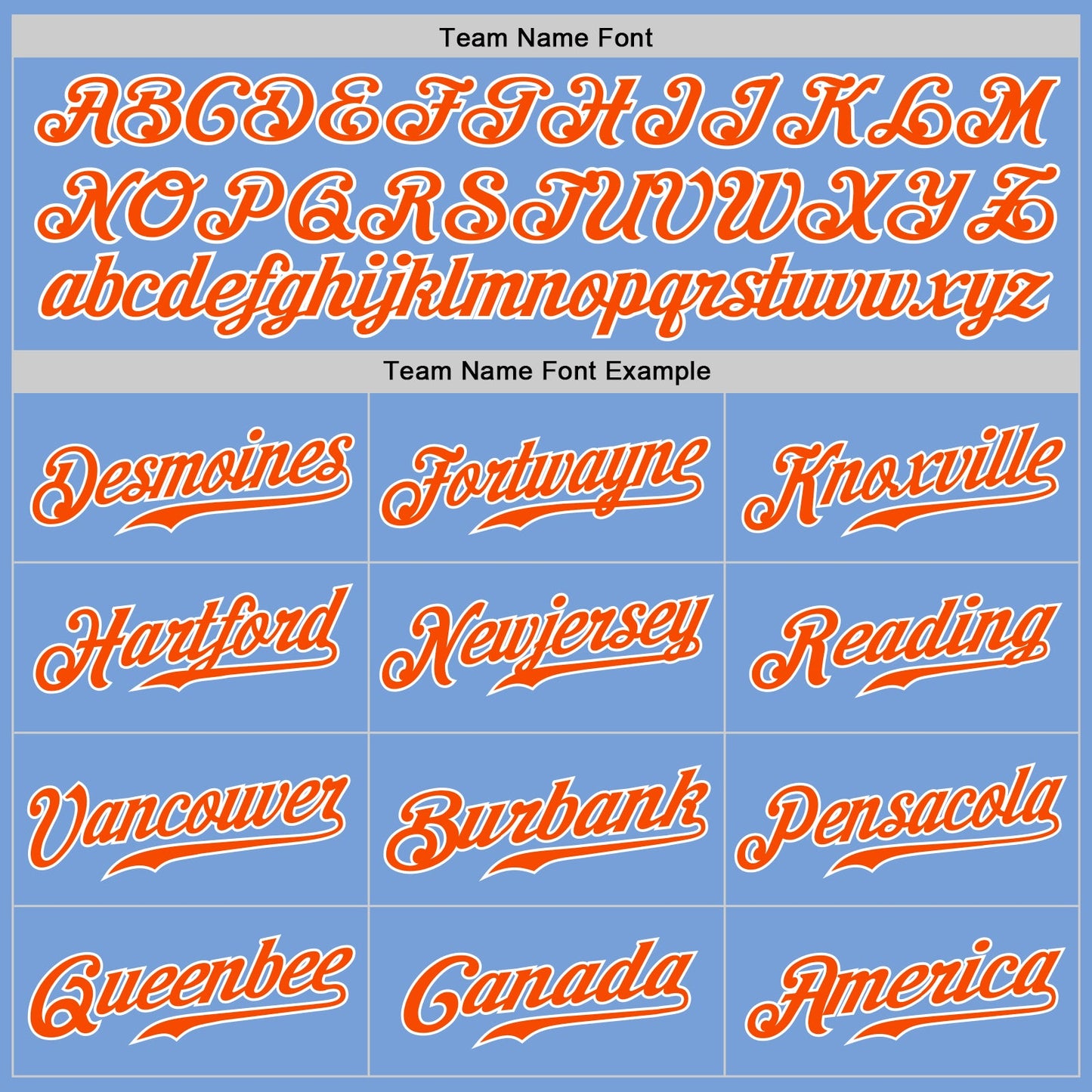Custom Light Blue Orange-White Authentic Baseball Jersey - Sky-Custom