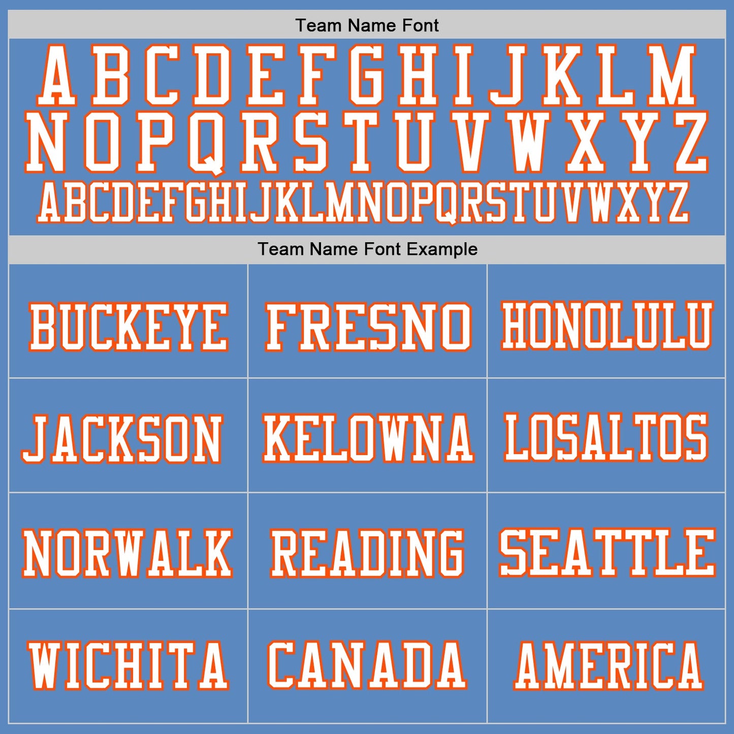 Custom Light Blue Orange-White Mesh Authentic Football Jersey - Sky-Custom