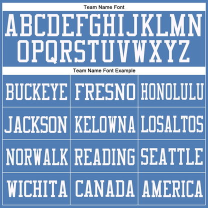 Custom Light Blue White Mesh Authentic Football Jersey - Sky-Custom