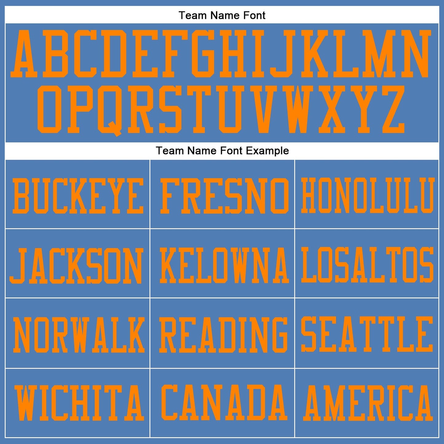 Custom Light Blue Bay Orange Mesh Authentic Football Jersey - Sky-Custom