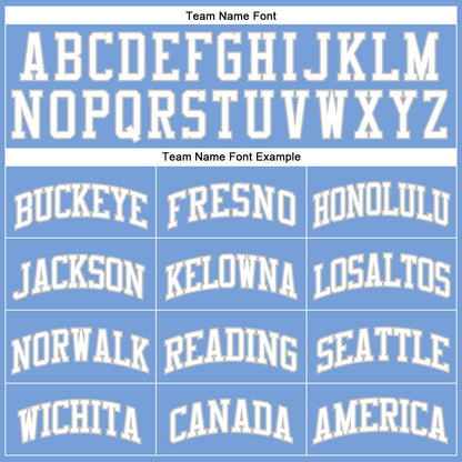 Custom Light Blue White-Gray Authentic Throwback Basketball Jersey - Sky-Custom