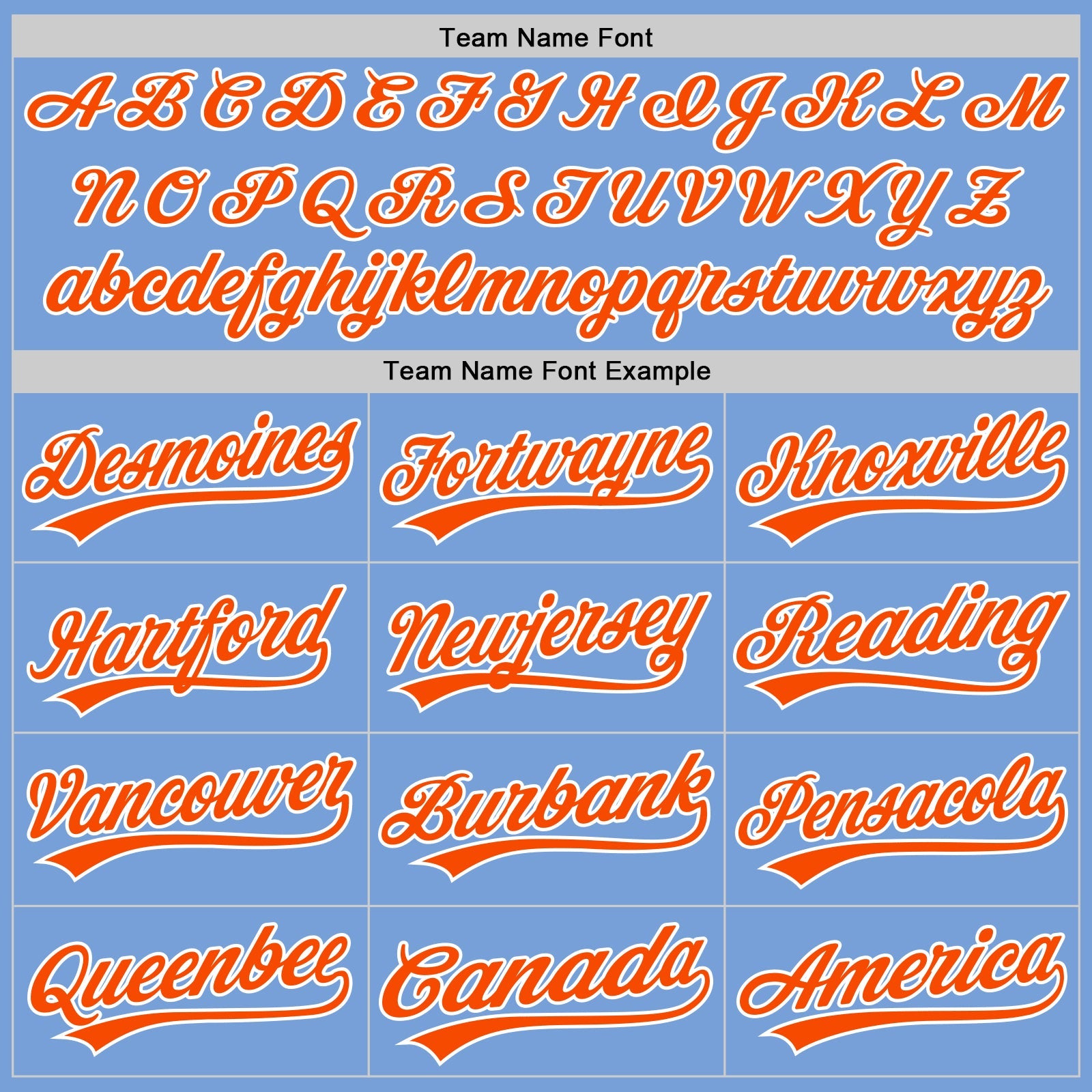 Custom Light Blue Orange-White Authentic Baseball Jersey - Sky-Custom