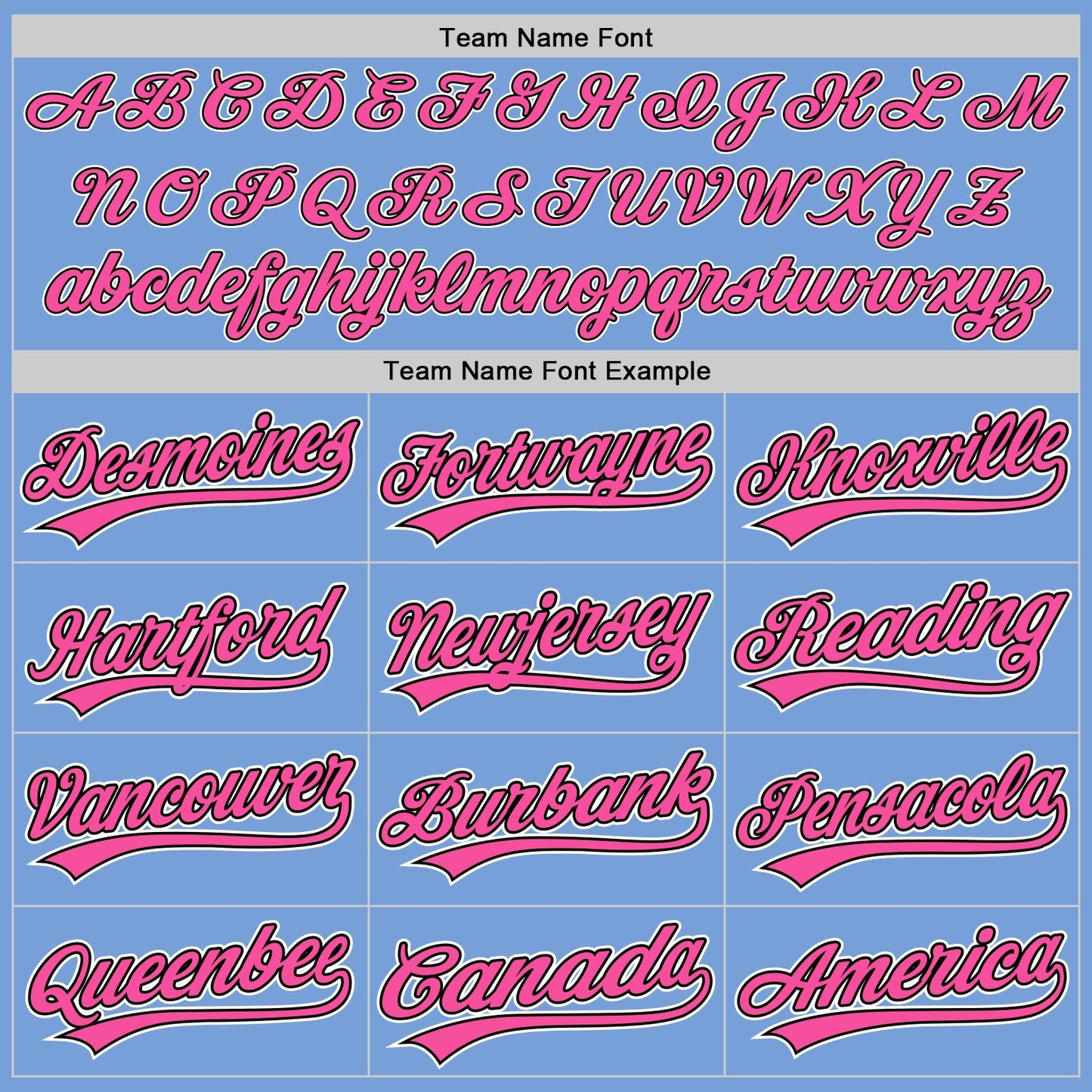 Custom Light Blue Pink-Black Authentic Baseball Jersey - Sky-Custom