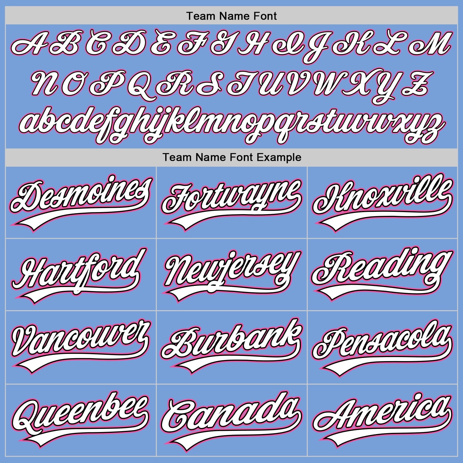 Custom Light Blue White Pinstripe Pink-Black Authentic Baseball Jersey - Sky-Custom