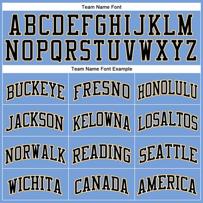 Custom Light Blue White Pinstripe Black-Old Gold Authentic Basketball Jersey - Sky-Custom