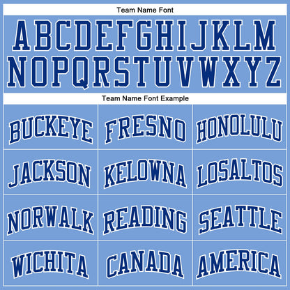 Custom Light Blue White Pinstripe Royal Authentic Basketball Jersey - Sky-Custom