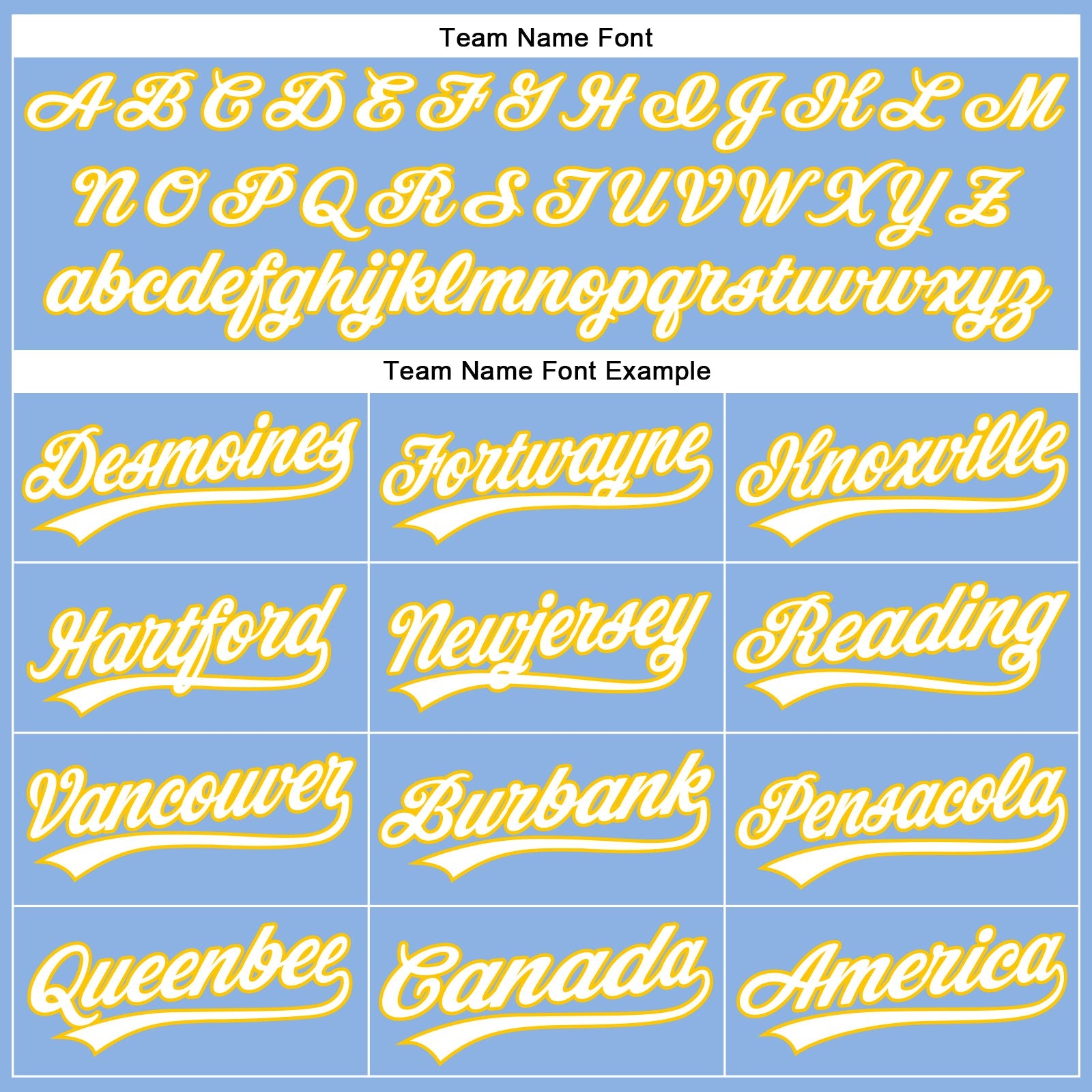 Custom Light Blue White Pinstripe Yellow Authentic Baseball Jersey - Sky-Custom