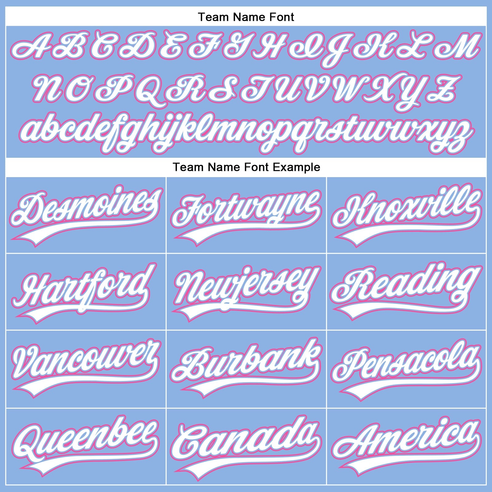 Custom Light Blue White Pinstripe Pink Authentic Baseball Jersey - Sky-Custom