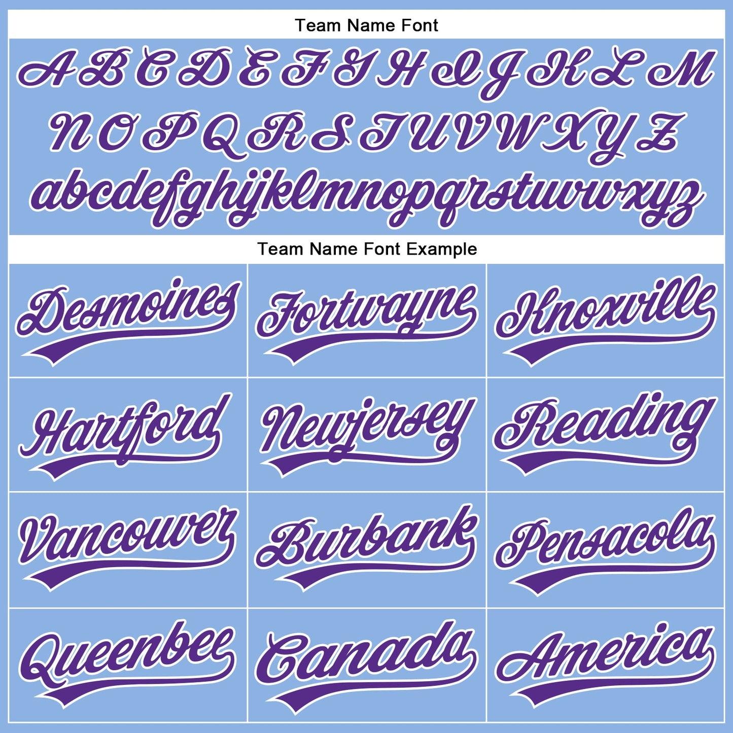 Custom Light Blue White Pinstripe Purple Authentic Baseball Jersey - Sky-Custom