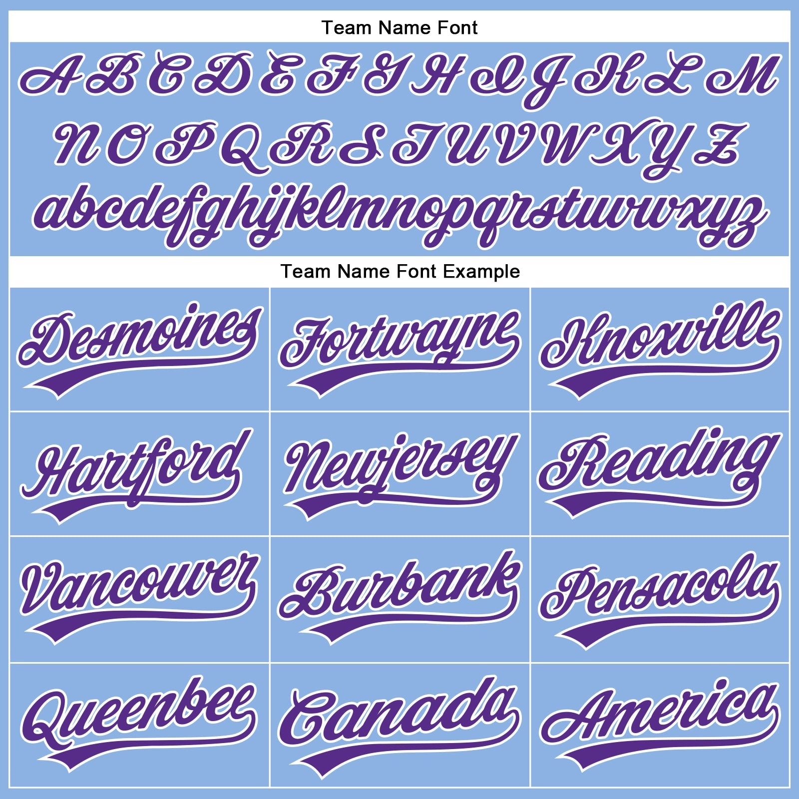 Custom Light Blue White Pinstripe Purple Authentic Baseball Jersey - Sky-Custom