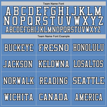 Custom Light Blue Black-White Mesh Authentic Football Jersey - Sky-Custom