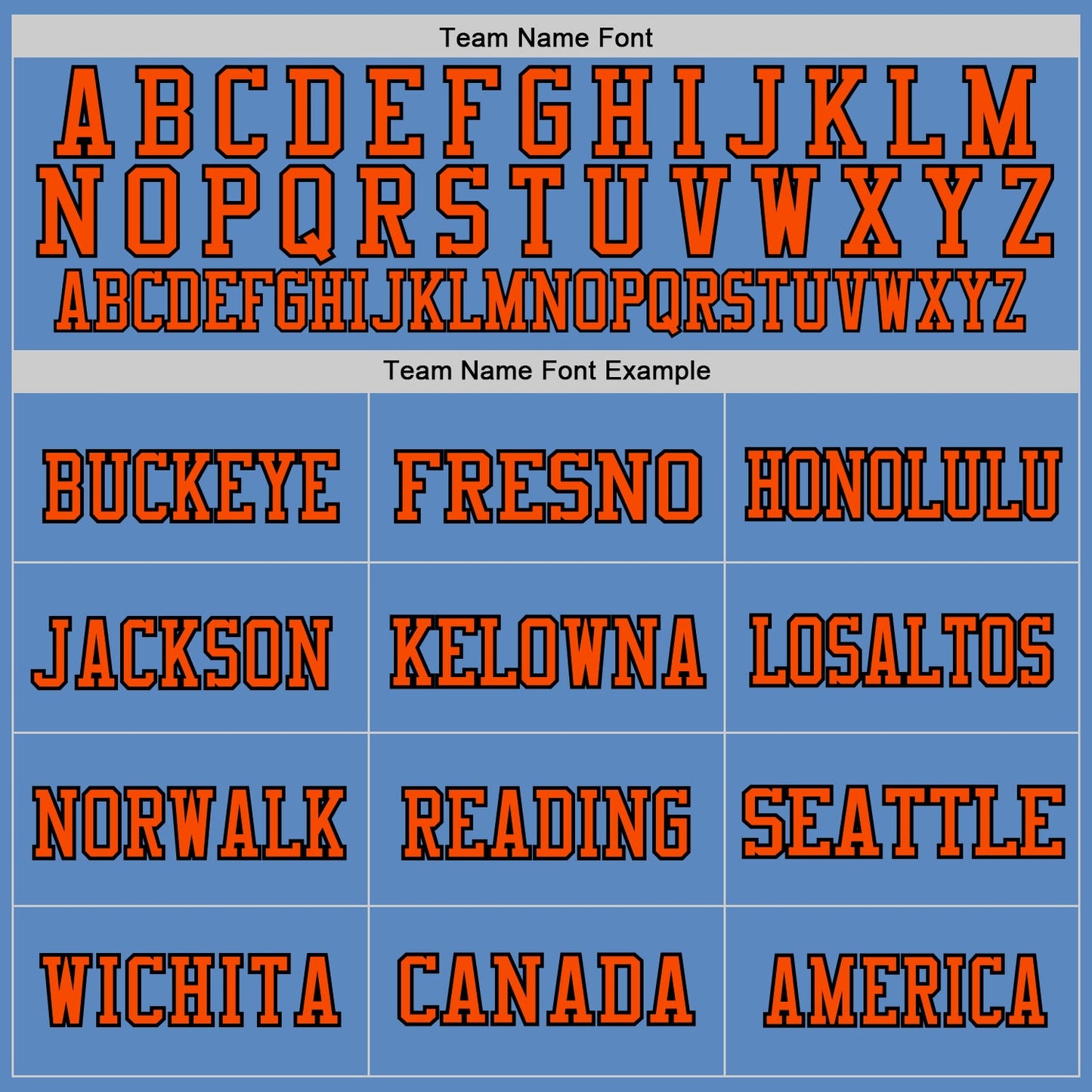 Custom Light Blue Orange-Black Mesh Authentic Football Jersey - Sky-Custom